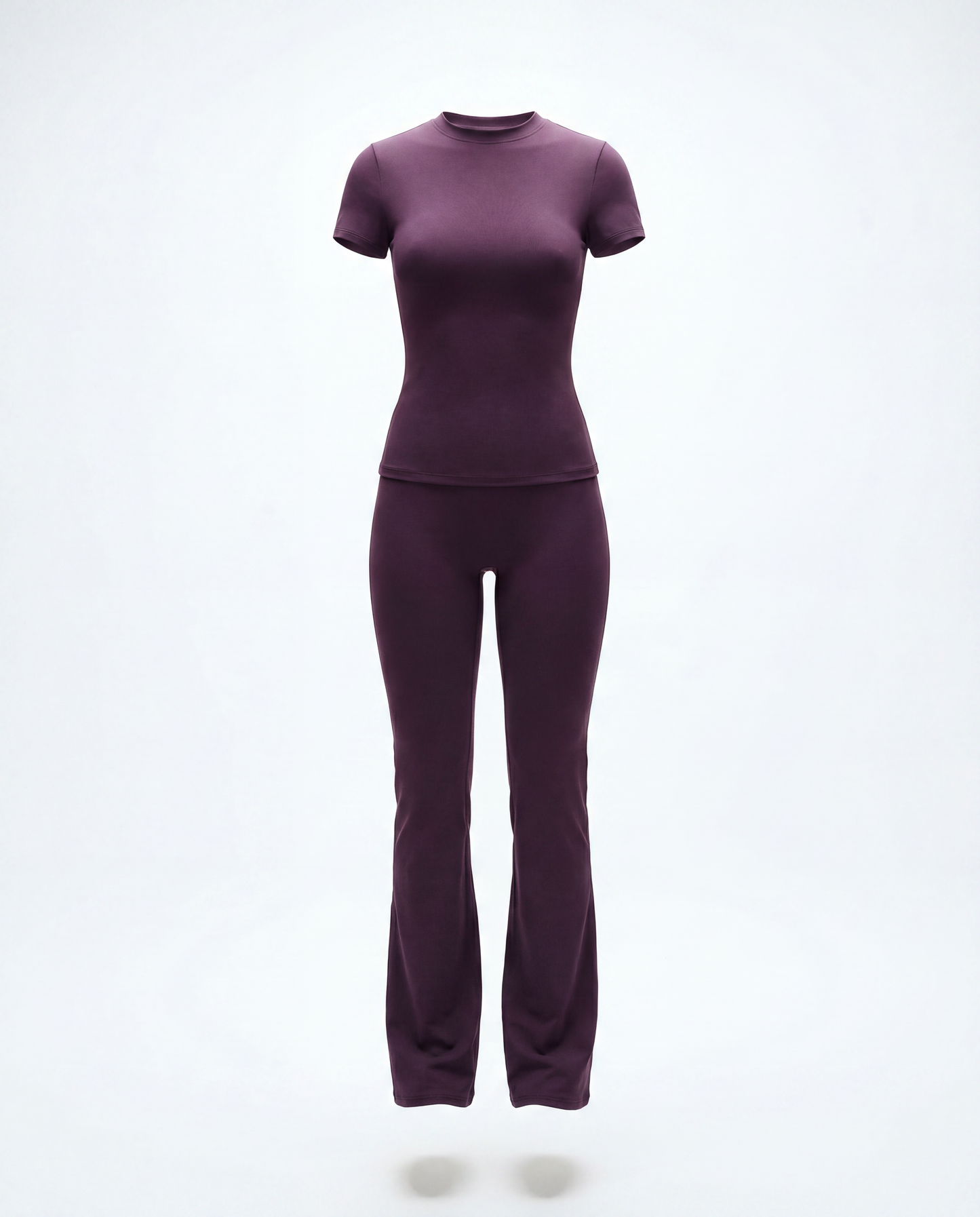 Fitted Tee Flare Leggings Set