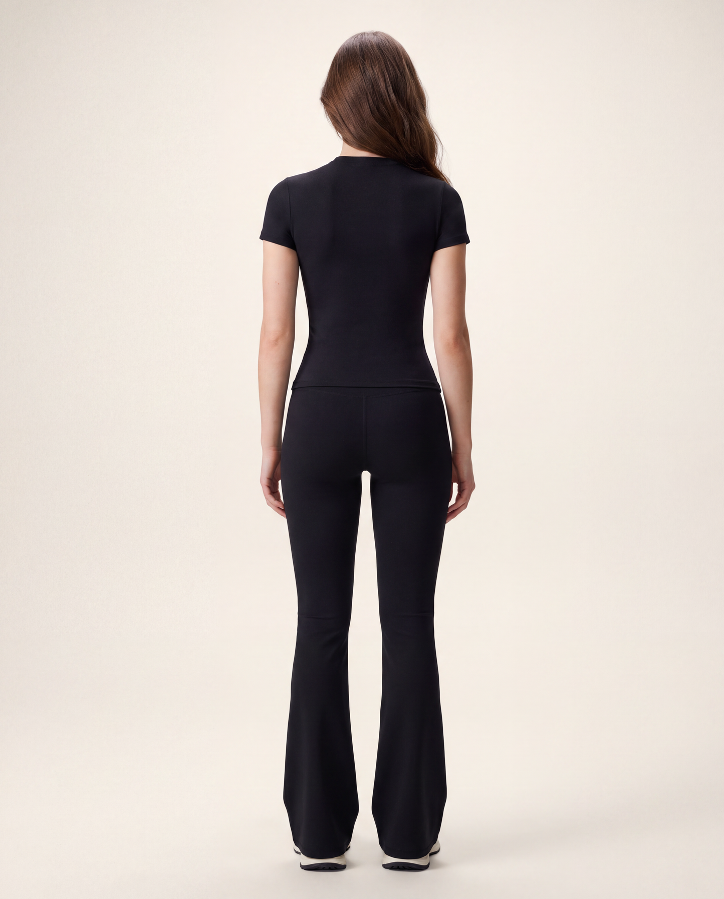 Fitted Tee Flare Leggings Set
